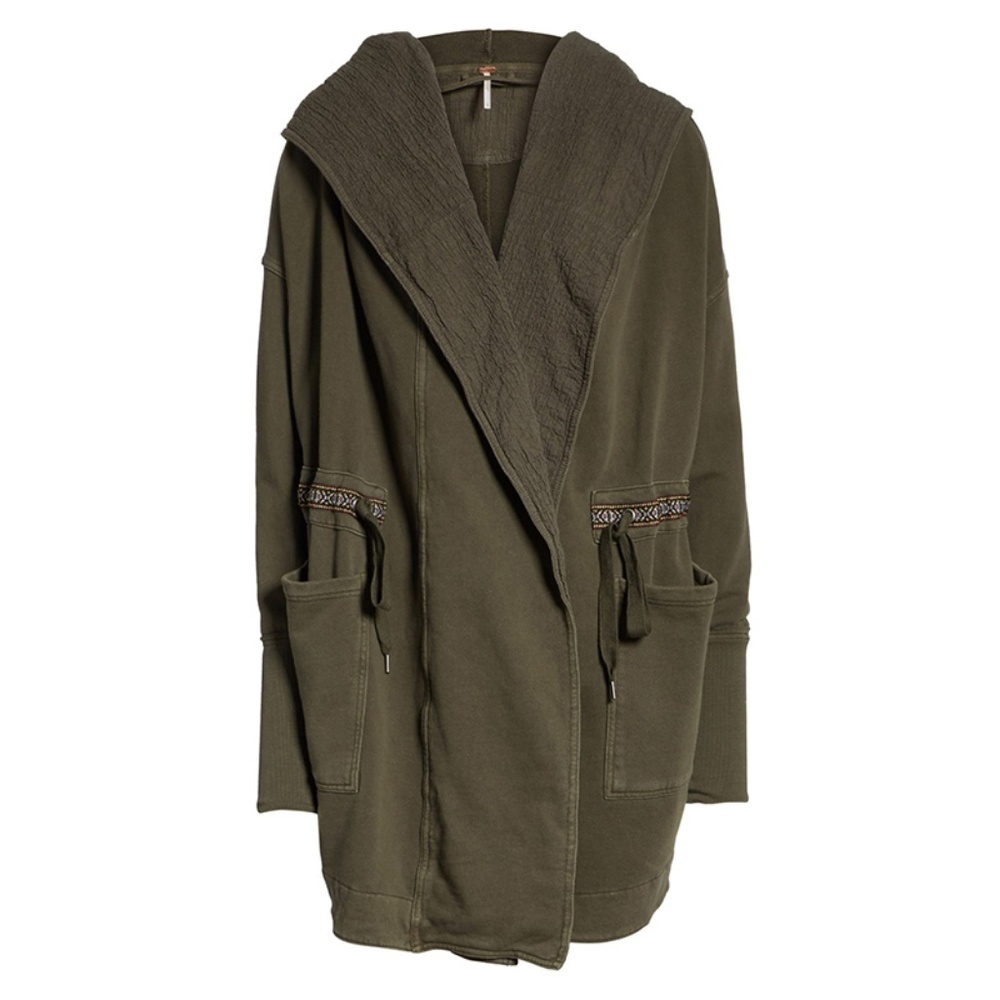 Free People Studio City Cardigan Hoodie Sz XS NWT